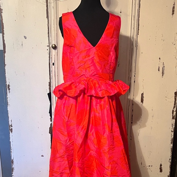 Kate Spade Bright Pink Maxi Dress - Picture 1 of 11